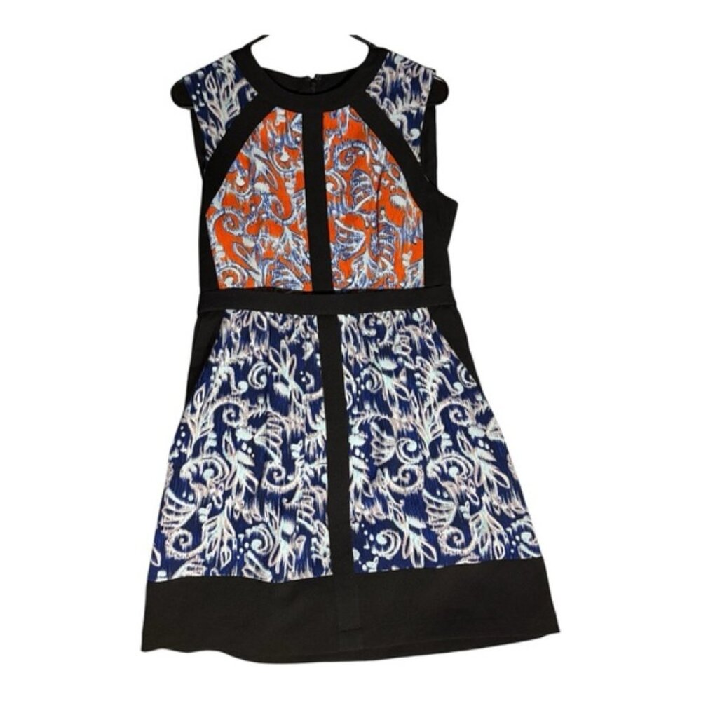 BCBG Maxazria | Women’s Dress | Size 08 | Donatella Printed With‎ Saffron Combo